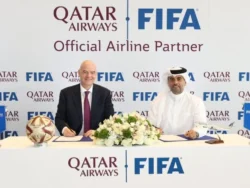 La FIFA renouvelle son partenariat avec Qatar Airways jusqu'en 2030